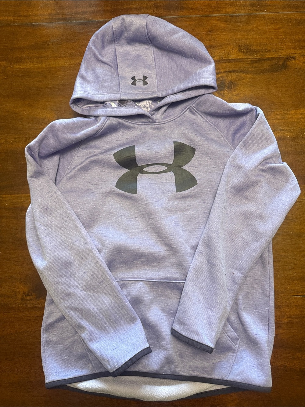Under Armour Lilac Hoodie with Black Logo